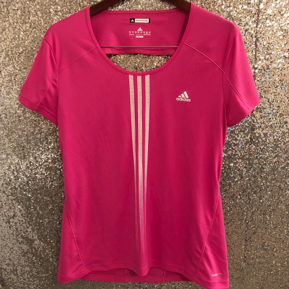 Adidas Hot Pink Athletic Shirt